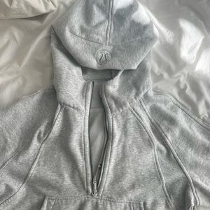 Scuba Oversized Half-Zip Hoodie